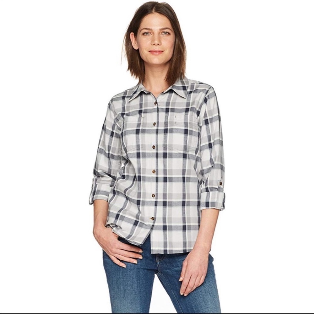 Carhartt Women’s Plaid Button Down Utility Top